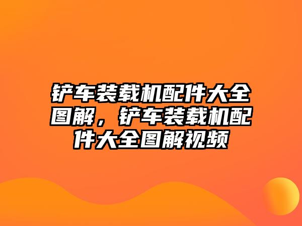 鏟車裝載機配件大全圖解，鏟車裝載機配件大全圖解視頻