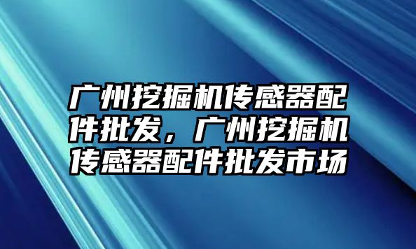 廣州挖掘機(jī)傳感器配件批發(fā)，廣州挖掘機(jī)傳感器配件批發(fā)市場