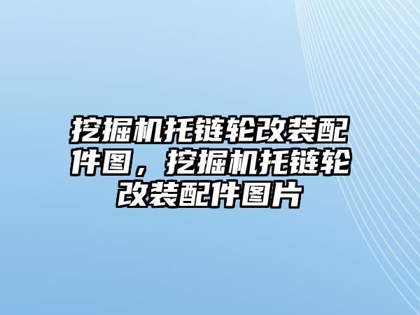 挖掘機(jī)托鏈輪改裝配件圖，挖掘機(jī)托鏈輪改裝配件圖片