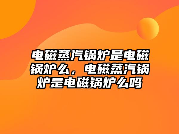 電磁蒸汽鍋爐是電磁鍋爐么，電磁蒸汽鍋爐是電磁鍋爐么嗎