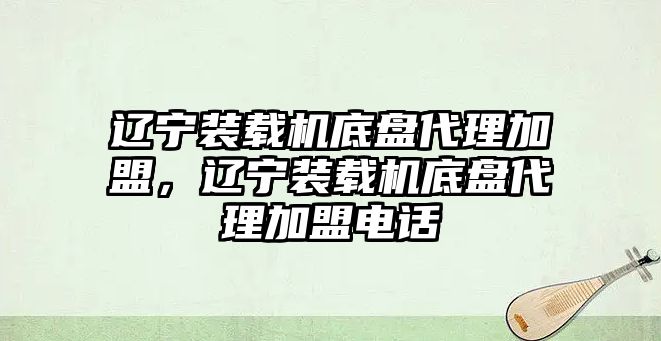 遼寧裝載機(jī)底盤代理加盟，遼寧裝載機(jī)底盤代理加盟電話