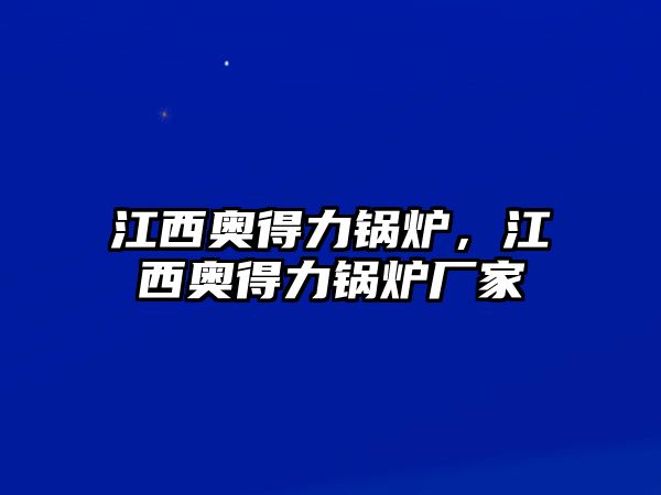 江西奧得力鍋爐，江西奧得力鍋爐廠家