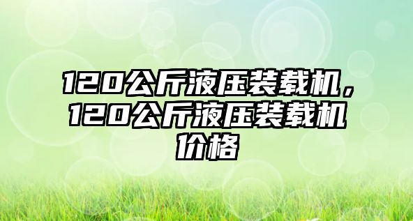 120公斤液壓裝載機(jī)，120公斤液壓裝載機(jī)價(jià)格