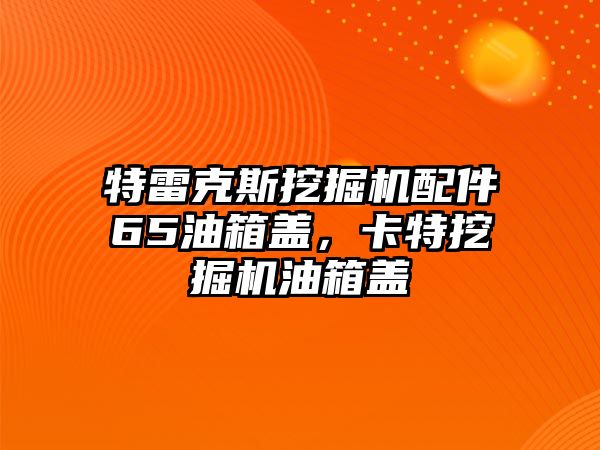 特雷克斯挖掘機配件65油箱蓋，卡特挖掘機油箱蓋