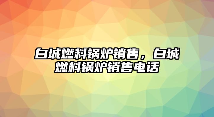 白城燃料鍋爐銷售，白城燃料鍋爐銷售電話