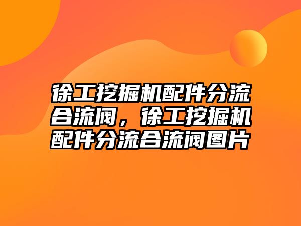 徐工挖掘機配件分流合流閥，徐工挖掘機配件分流合流閥圖片