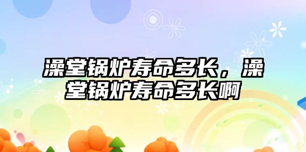 澡堂鍋爐壽命多長，澡堂鍋爐壽命多長啊