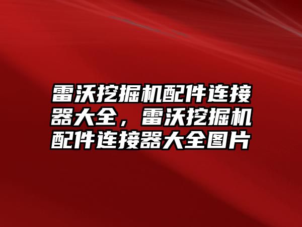 雷沃挖掘機(jī)配件連接器大全，雷沃挖掘機(jī)配件連接器大全圖片