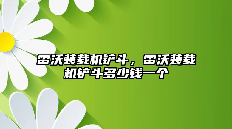 雷沃裝載機(jī)鏟斗，雷沃裝載機(jī)鏟斗多少錢一個