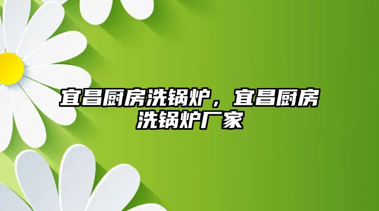 宜昌廚房洗鍋爐，宜昌廚房洗鍋爐廠家