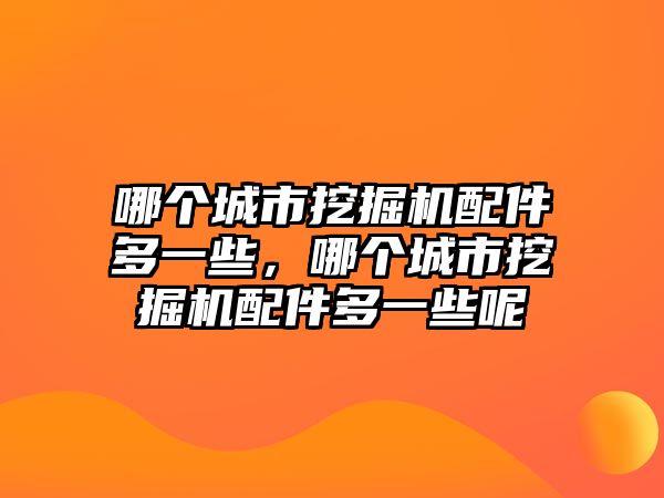 哪個(gè)城市挖掘機(jī)配件多一些，哪個(gè)城市挖掘機(jī)配件多一些呢