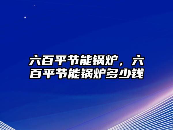 六百平節(jié)能鍋爐，六百平節(jié)能鍋爐多少錢