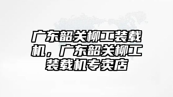 廣東韶關(guān)柳工裝載機(jī)，廣東韶關(guān)柳工裝載機(jī)專賣店