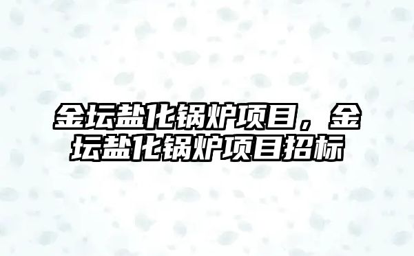 金壇鹽化鍋爐項目，金壇鹽化鍋爐項目招標(biāo)