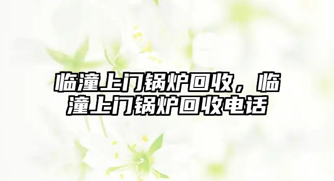 臨潼上門鍋爐回收，臨潼上門鍋爐回收電話