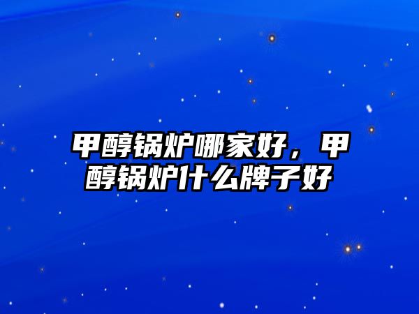 甲醇鍋爐哪家好，甲醇鍋爐什么牌子好