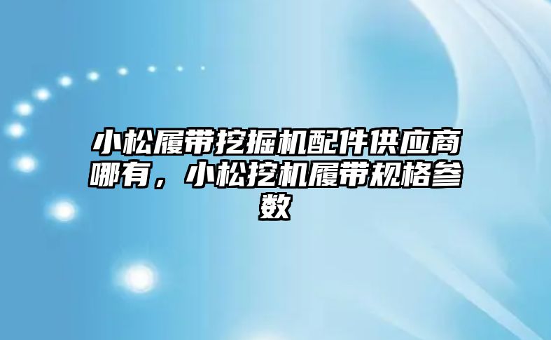 小松履帶挖掘機配件供應商哪有，小松挖機履帶規(guī)格參數(shù)