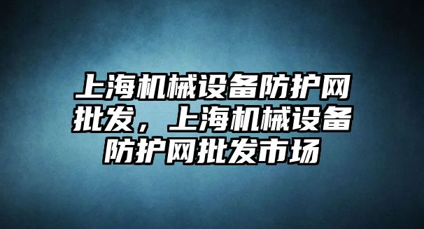 上海機(jī)械設(shè)備防護(hù)網(wǎng)批發(fā)，上海機(jī)械設(shè)備防護(hù)網(wǎng)批發(fā)市場