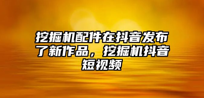 挖掘機配件在抖音發(fā)布了新作品，挖掘機抖音短視頻