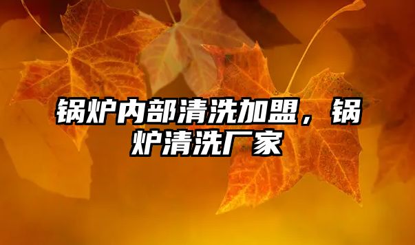 鍋爐內(nèi)部清洗加盟，鍋爐清洗廠家