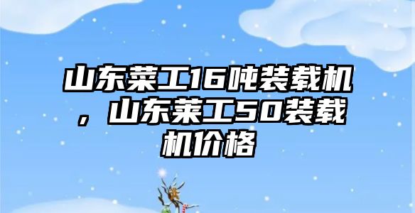 山東菜工16噸裝載機(jī)，山東萊工50裝載機(jī)價(jià)格