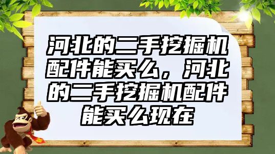 河北的二手挖掘機配件能買么，河北的二手挖掘機配件能買么現(xiàn)在